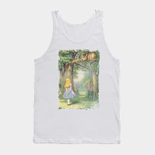 John Tenniel Wonderland-Cheshire Cat Tank Top